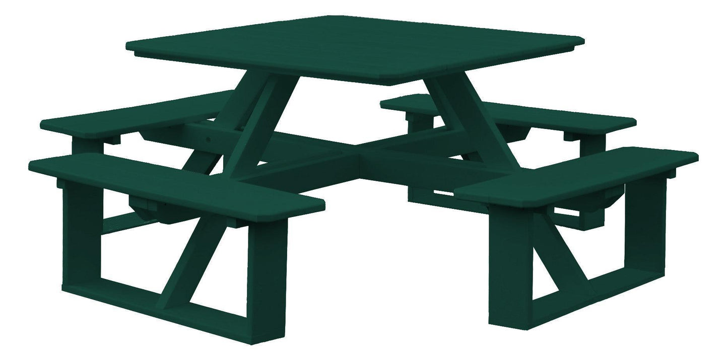 Bryton Park Poly Furniture Poly 44" Square Walk-In Table - LEAD TIME TO SHIP 3 WEEKS OR LESS