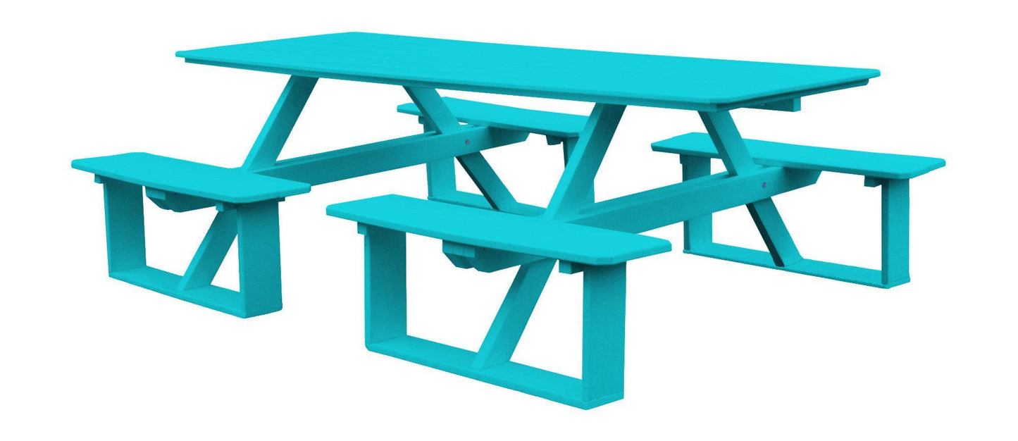 Bryton Park Poly Furniture Poly 8' Walk-In Table - LEAD TIME TO SHIP 3 WEEKS OR LESS