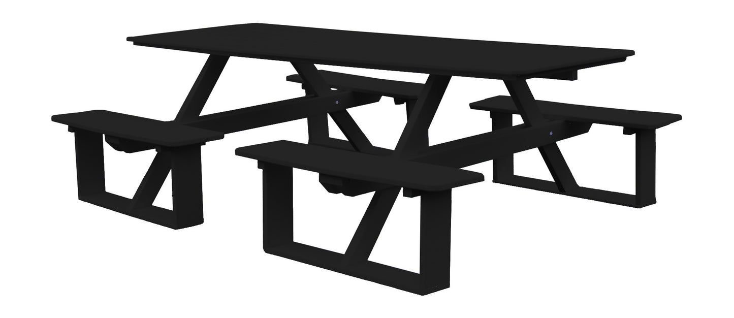 Bryton Park Poly Furniture Poly 8' Walk-In Table - LEAD TIME TO SHIP 3 WEEKS OR LESS