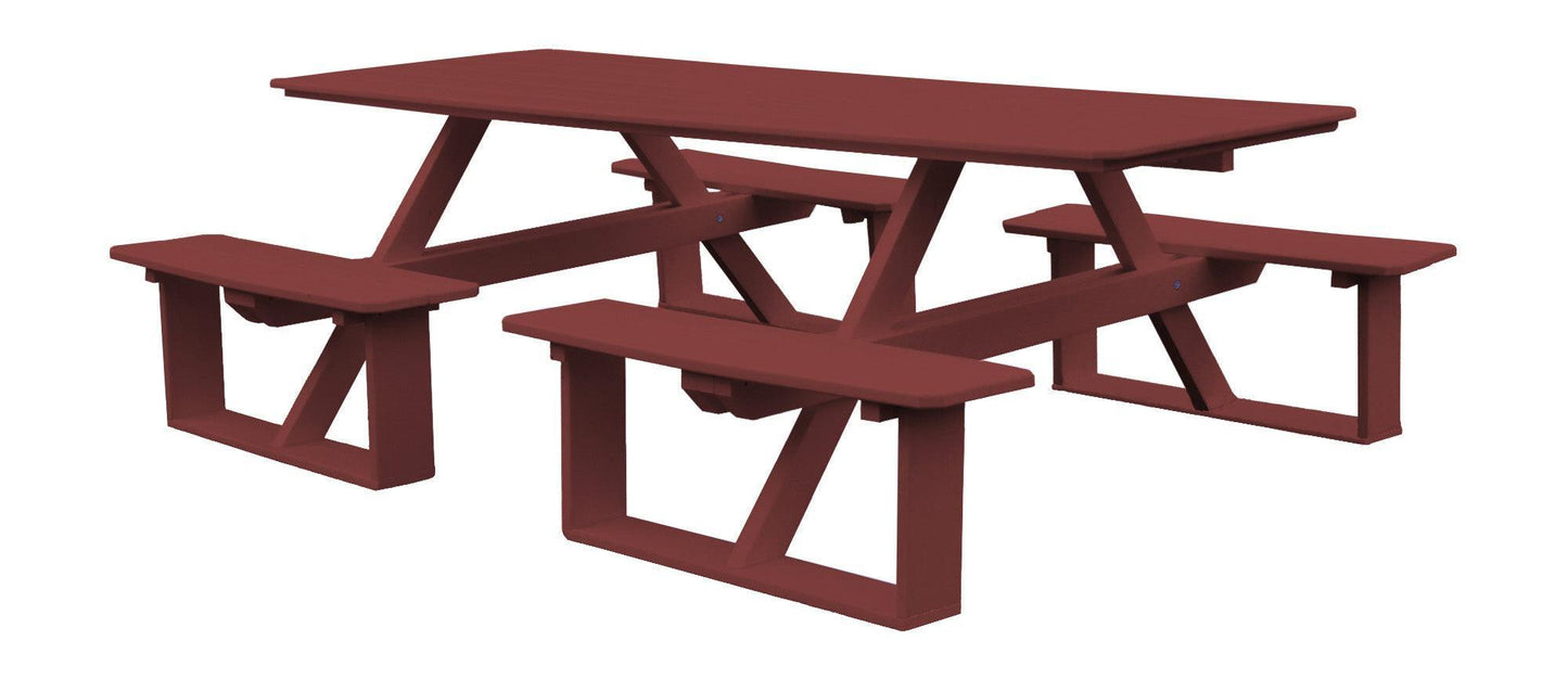 Bryton Park Poly Furniture Poly 8' Walk-In Table - LEAD TIME TO SHIP 3 WEEKS OR LESS