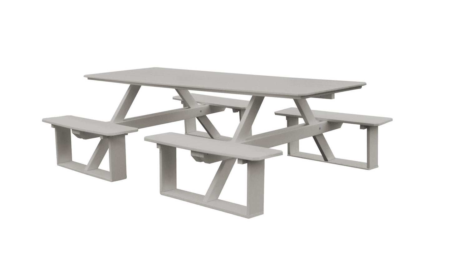 Bryton Park Poly Furniture Poly 8' Walk-In Table - LEAD TIME TO SHIP 10 BUSINESS DAYS