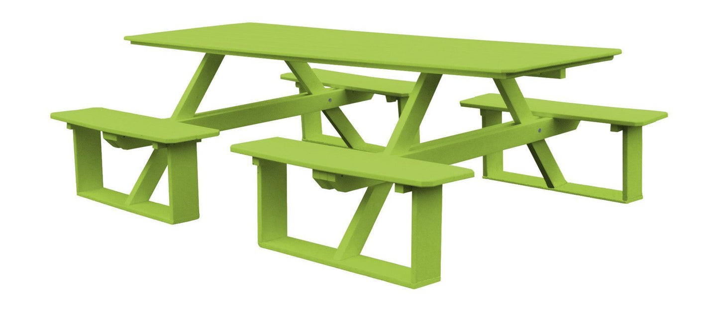 Bryton Park Poly Furniture Poly 8' Walk-In Table - LEAD TIME TO SHIP 3 WEEKS OR LESS