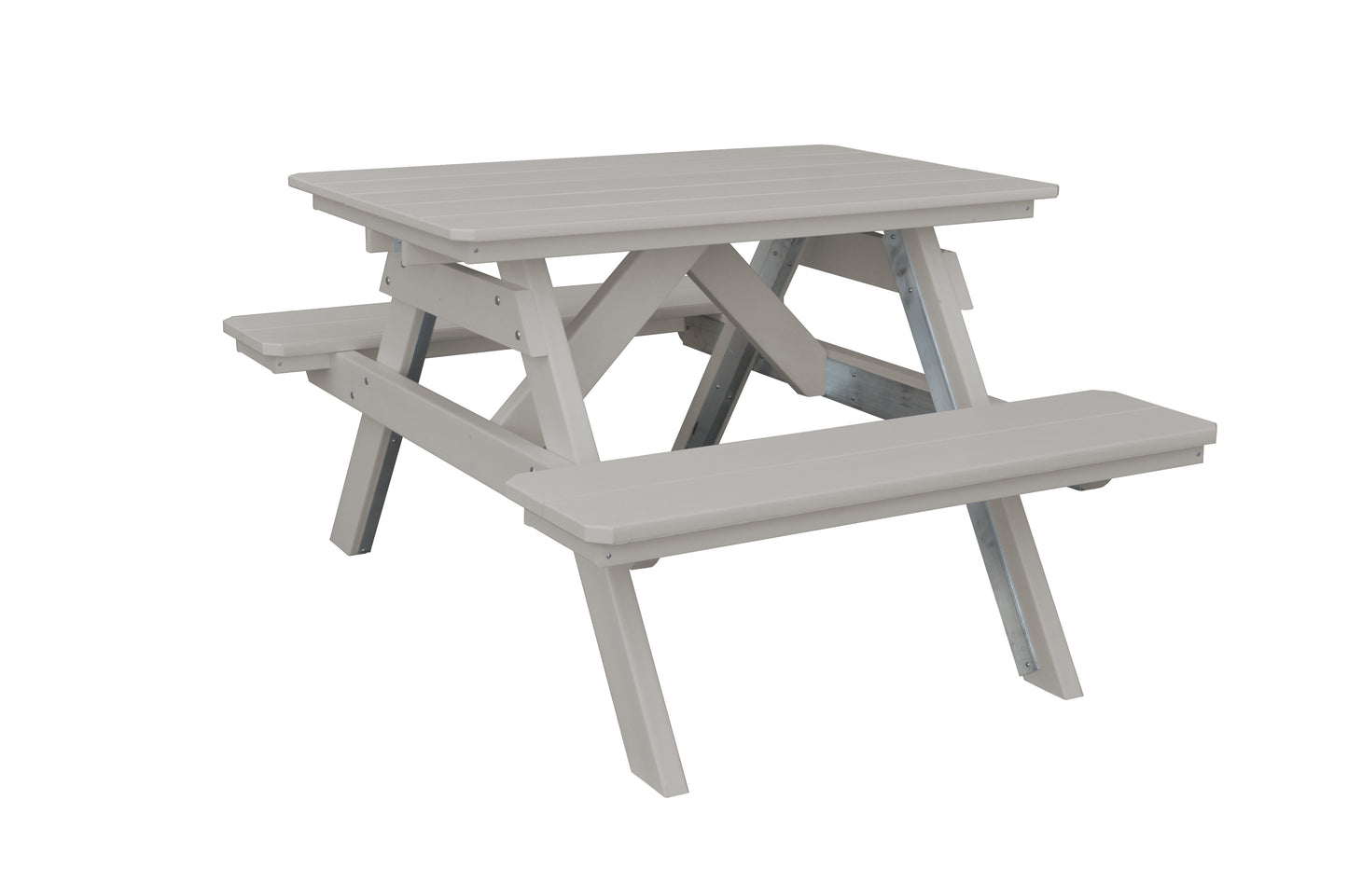 Bryton Park Poly Furniture Recycled Plastic 4' Picnic Table  - LEAD TIME TO SHIP 10 BUSINESS DAYS