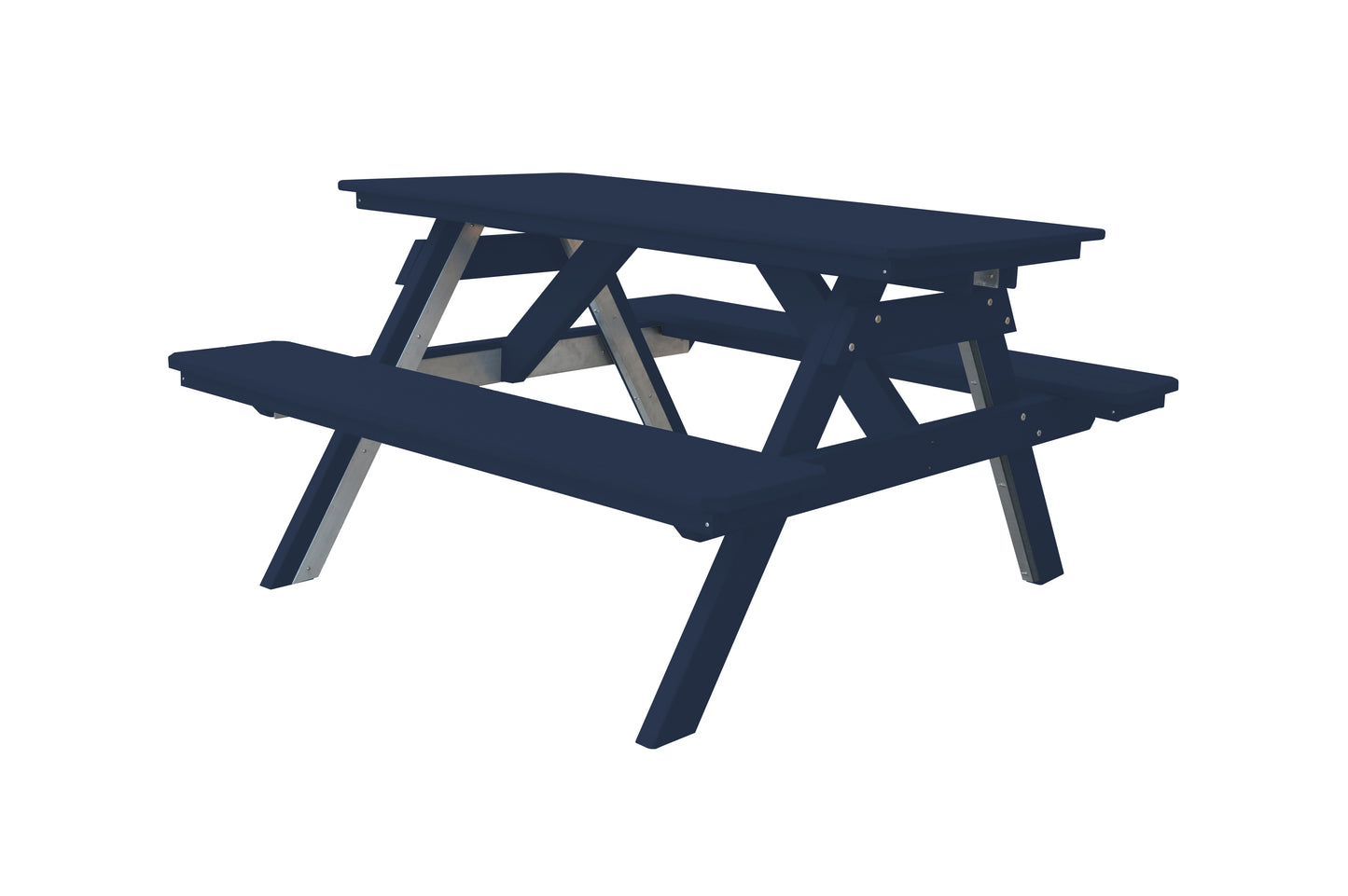Bryton Park Poly Furniture Recycled Plastic 5' Picnic Table - LEAD TIME TO SHIP 10 BUSINESS DAYS