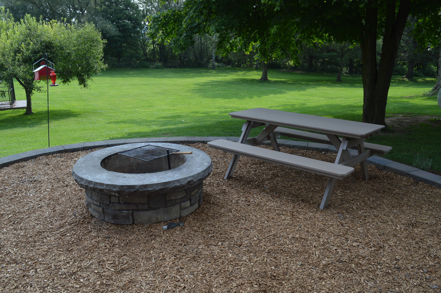 Bryton Park Poly Furniture Recycled Plastic 6' Picnic Table  - LEAD TIME TO SHIP 10 BUSINESS DAYS