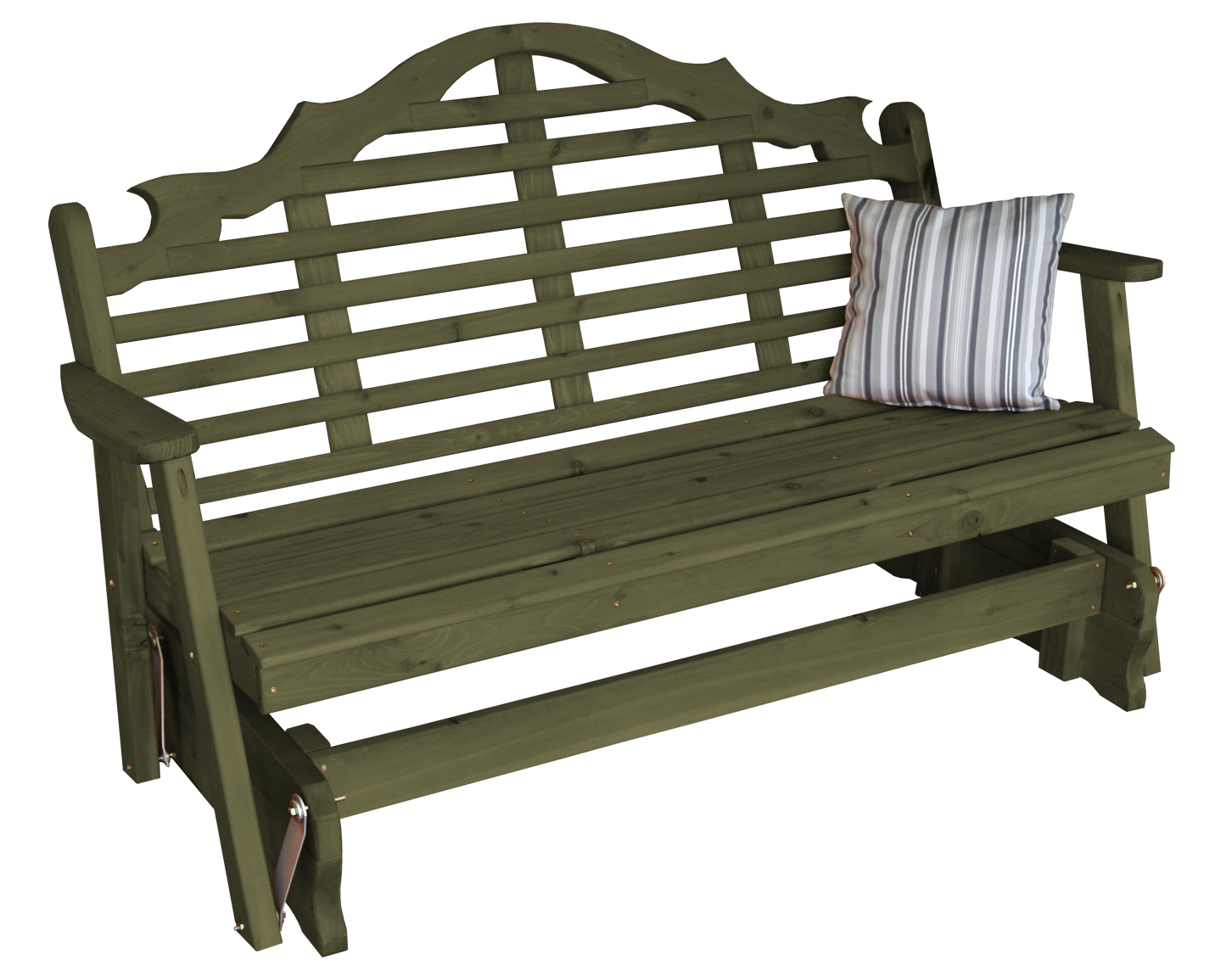 Regallion Outdoor Western Red Cedar 6' Marlboro Glider - LEAD TIME TO SHIP 2 WEEKS