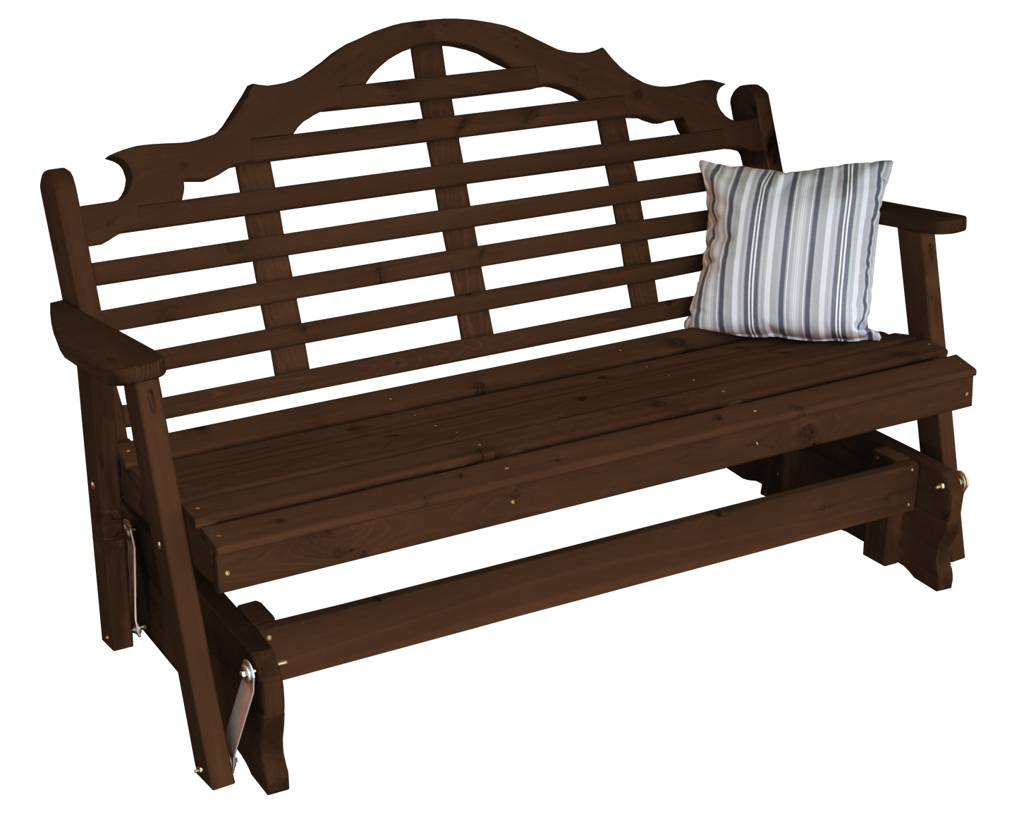 Regallion Outdoor Western Red Cedar 6' Marlboro Glider - LEAD TIME TO SHIP 2 WEEKS