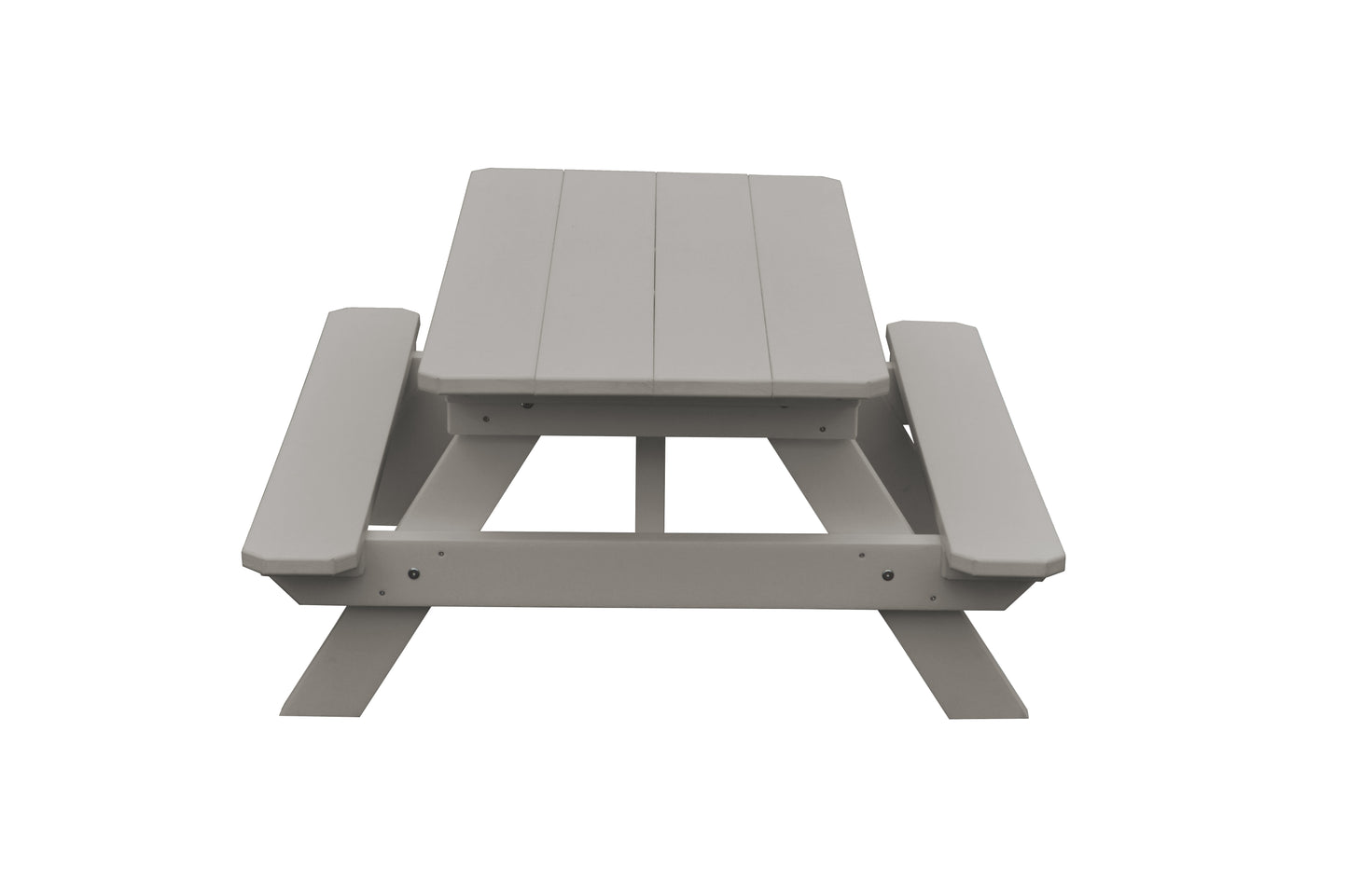 Bryton Park Recycled Plastic Kids Picnic Table - Specify for FREE 2" Umbrella Hole  - LEAD TIME TO SHIP 10 BUSINESS DAYS