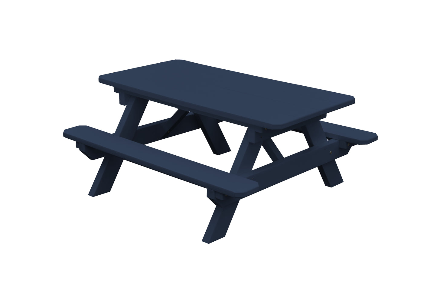 Bryton Park Recycled Plastic Kids Picnic Table - Specify for FREE 2" Umbrella Hole  - LEAD TIME TO SHIP 10 BUSINESS DAYS