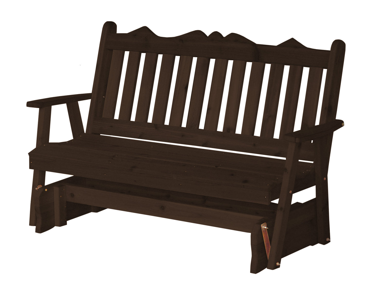 Regallion Outdoor Western Red Cedar 6' Royal English Glider - LEAD TIME TO SHIP 2 WEEKS