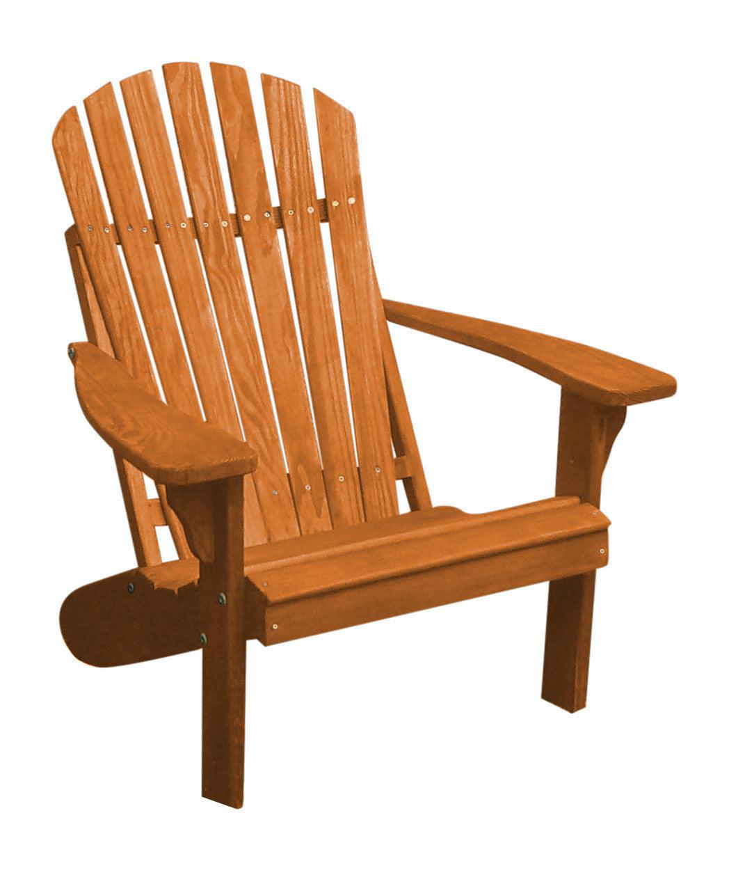 A&L Furniture Co. Amish Made Pressure Treated Fanback Adirondack Chair - LEAD TIME TO SHIP 10 BUSINESS DAYS