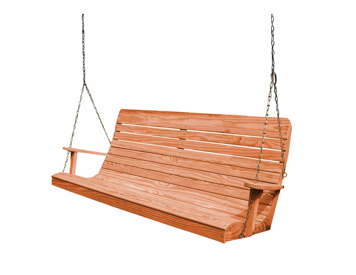 A&L Furniture Co. Furniture Pressure Treated 5' Highback Swing - LEAD TIME TO SHIP 10 BUSINESS DAYS