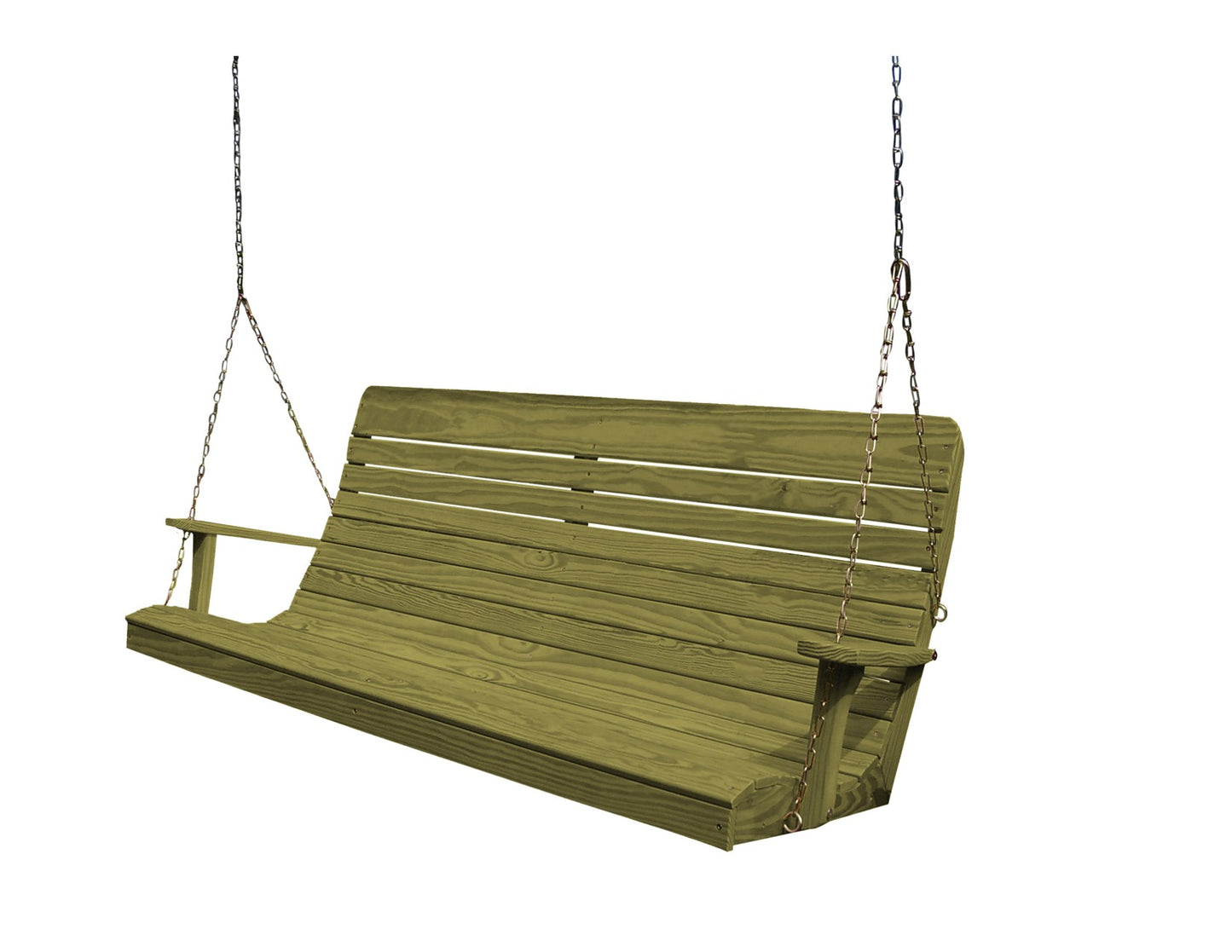 A&L Furniture Co. Furniture Pressure Treated 5' Highback Swing - LEAD TIME TO SHIP 10 BUSINESS DAYS