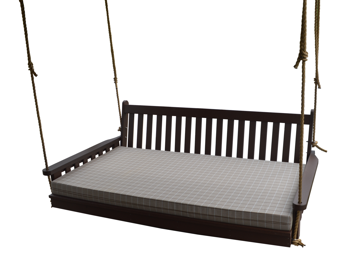 Bryton Park Poly Furniture 75" Poly Twin Mattress Traditional English Swingbed - LEAD TIME TO SHIP 3 WEEKS OR LESS