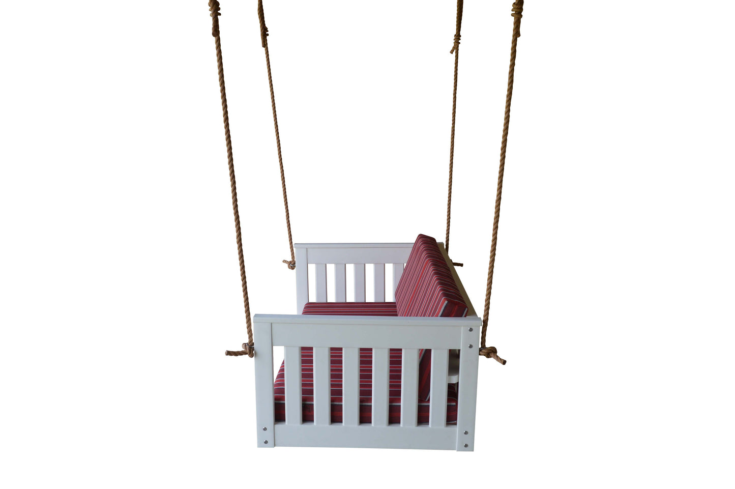 Bryton Park Poly Furniture Recycled Plastic 50" Deep Seating Mission Sofa Swing w Rope - LEAD TIME TO SHIP 10 BUSINESS DAYS