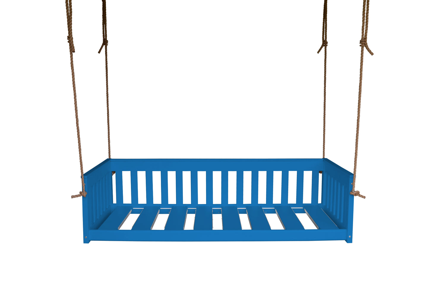 Bryton Park Poly Furniture Recycled Plastic 75" Deep Seating Mission Sofa Swing w Rope - LEAD TIME TO SHIP 10 BUSINESS DAYS