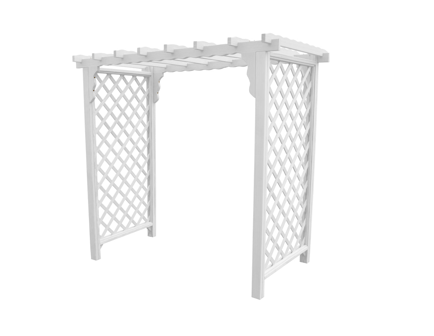 Backyard Crafts 6' Covington Pressure Treated Pine Arbor - LEAD TIME TO SHIP 10 BUSINESS DAYS