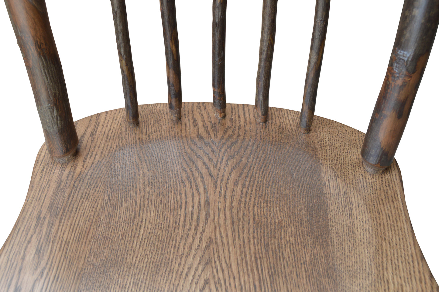 A&L Furniture Co. Timberlux Rustic Hickory Panel Back Dining Chair - LEAD TIME TO SHIP 10 BUSINESS DAYS