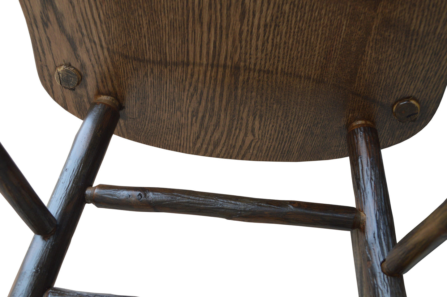A&L Furniture Co. Timberlux Rustic Hickory Panel Back Dining Chair - LEAD TIME TO SHIP 10 BUSINESS DAYS