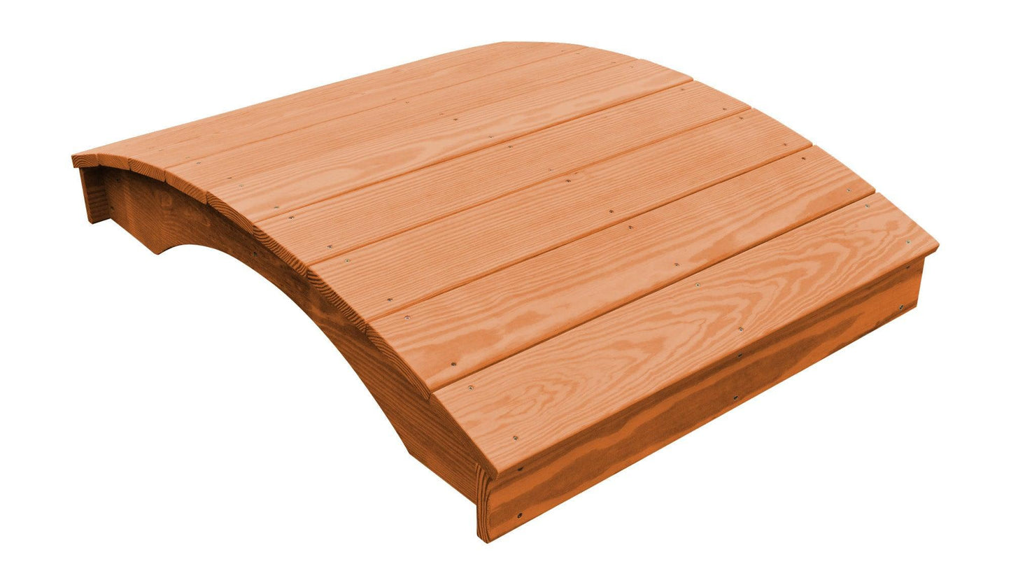 Backyard Crafts Pressure Treated Pine 3'  x  4' Plank Garden Bridge - LEAD TIME TO SHIP 10 BUSINESS DAYS