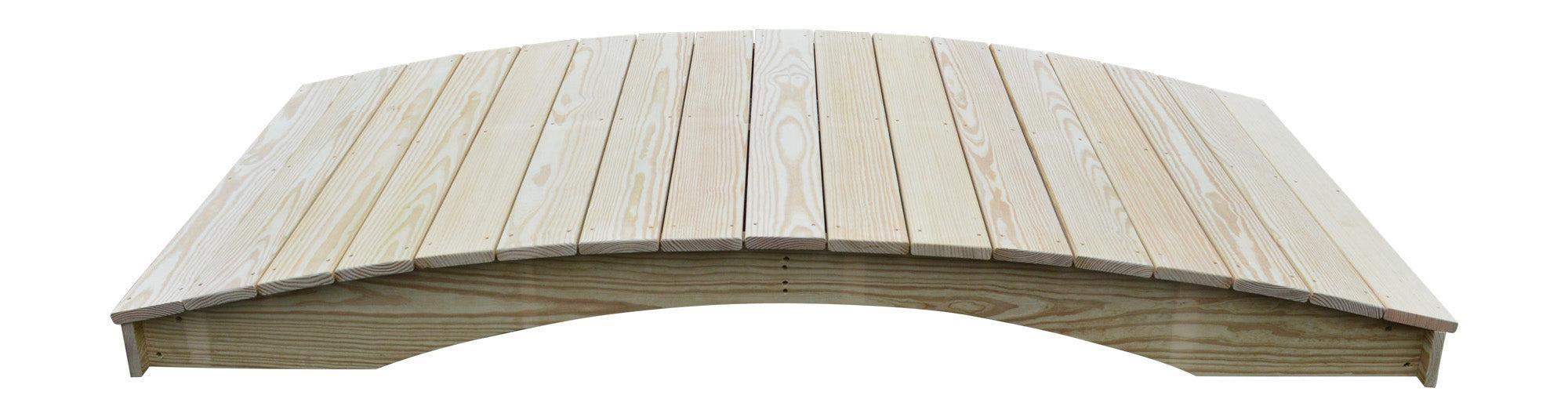 Pressure Treated 4' x 8' Plank Garden Bridge | Backyard Crafts ...