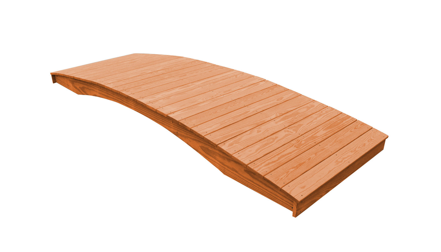 Backyard Crafts Pressure Treated Pine 4'  x  12' Plank Garden Bridge - LEAD TIME TO SHIP 10 BUSINESS DAYS