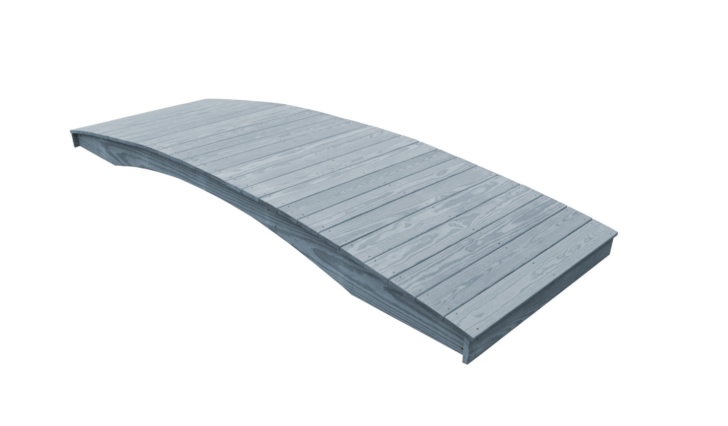Backyard Crafts Pressure Treated Pine 4'  x  12' Plank Garden Bridge - LEAD TIME TO SHIP 10 BUSINESS DAYS