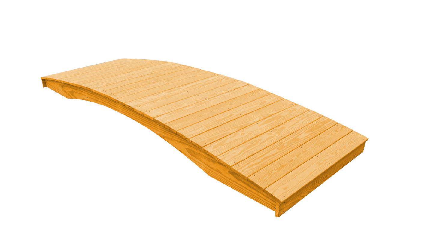 Backyard Crafts Pressure Treated Pine 4'  x  12' Plank Garden Bridge - LEAD TIME TO SHIP 10 BUSINESS DAYS