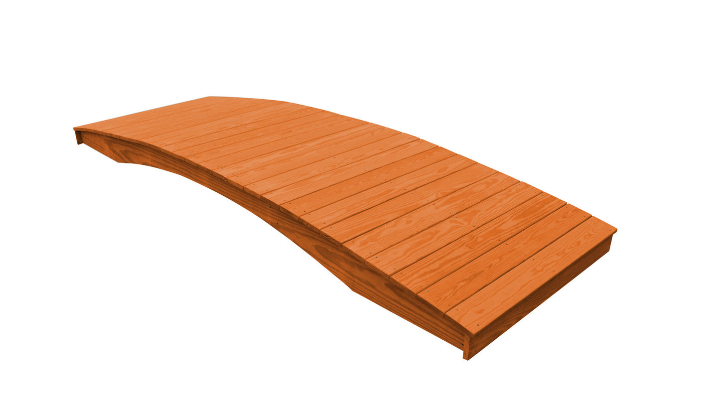 Backyard Crafts Pressure Treated Pine 4'  x  12' Plank Garden Bridge - LEAD TIME TO SHIP 10 BUSINESS DAYS