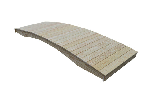 Backyard Crafts Pressure Treated Pine 4'  x  12' Plank Garden Bridge - LEAD TIME TO SHIP 10 BUSINESS DAYS