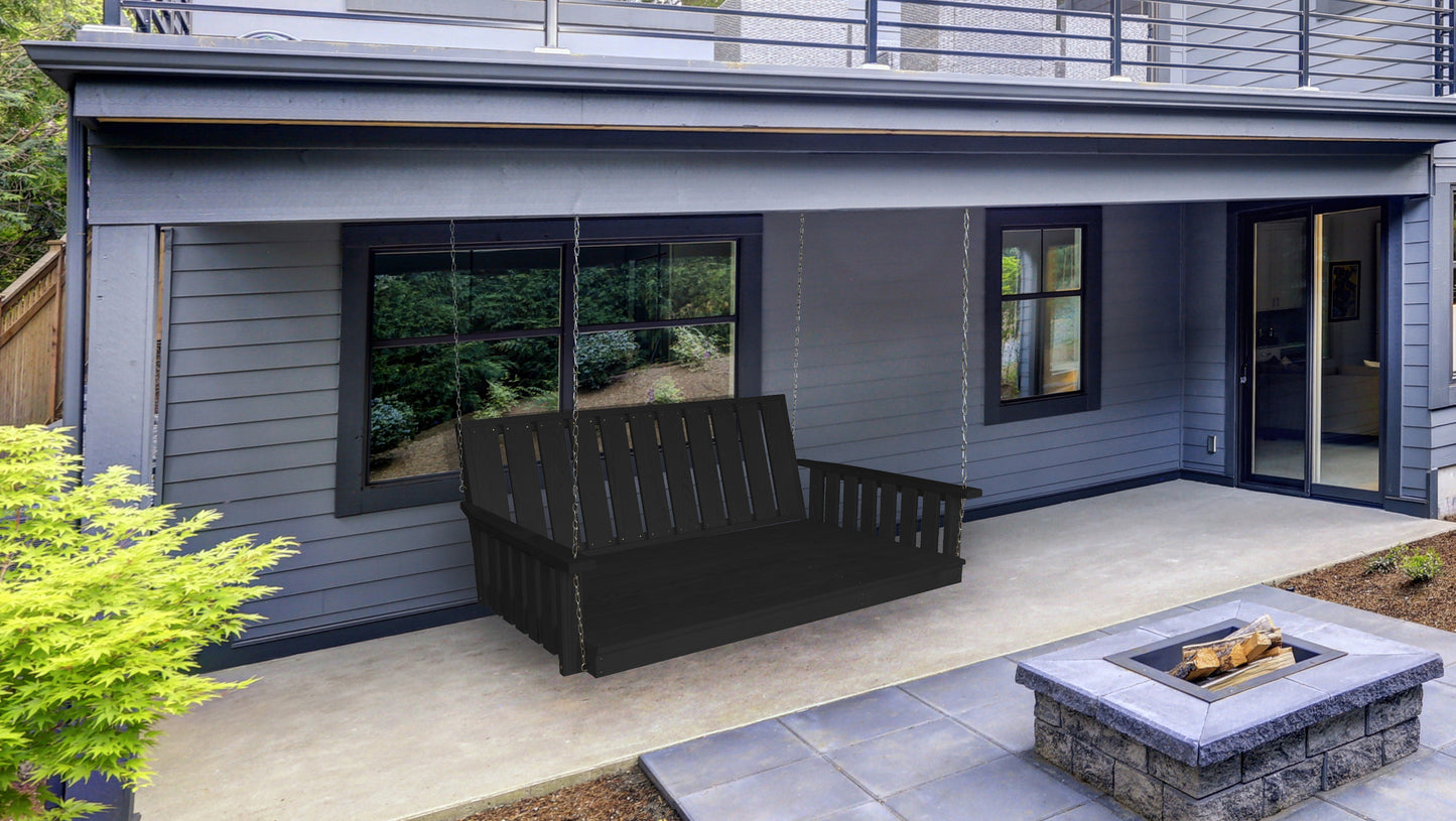 A&L Furniture Co. Pressure Treated Pine 75" Wingate Swingbed - LEAD TIME TO SHIP 10 BUSINESS DAYS