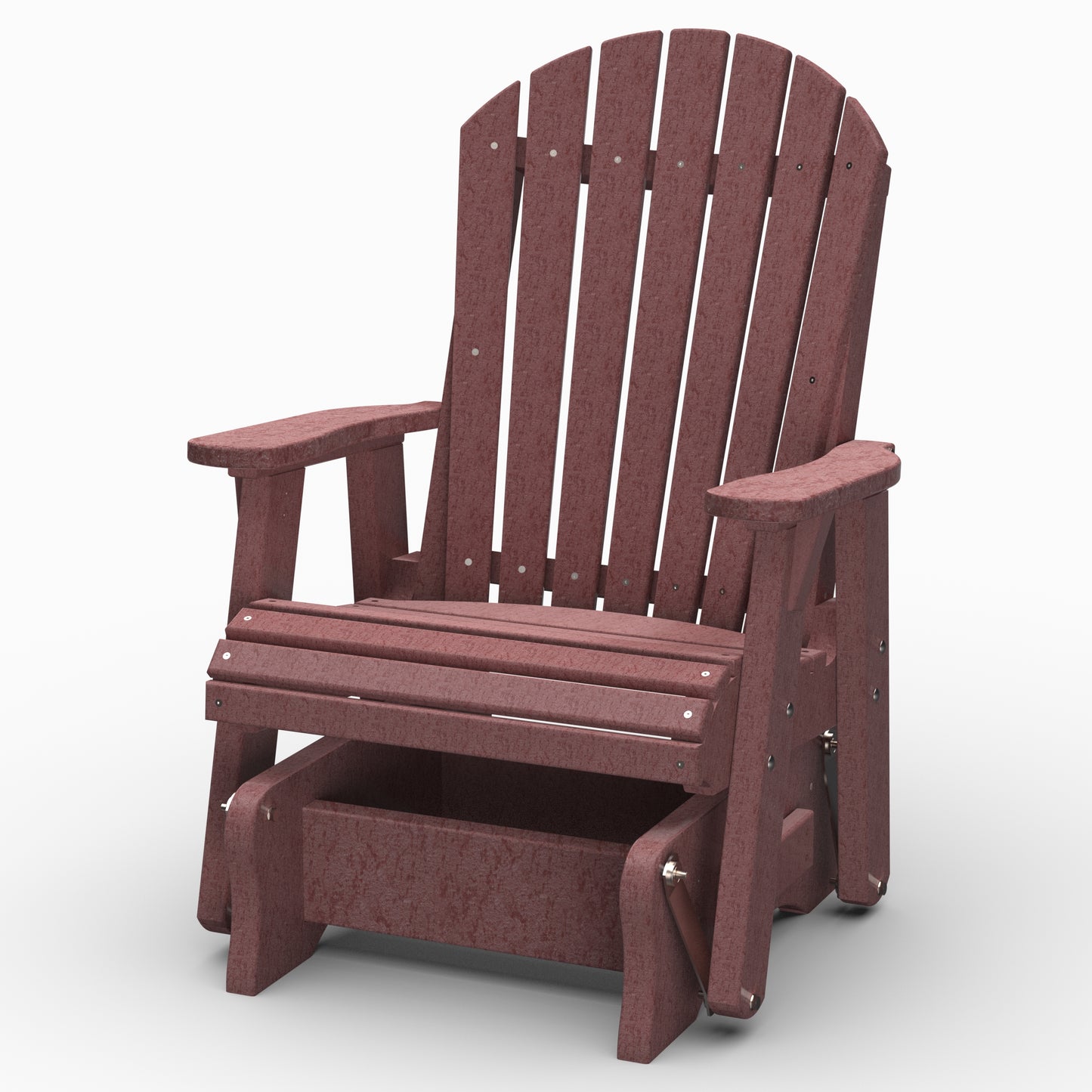 Wildridge Outdoor Recycled Plastic Heritage 2' Adirondack Glider (QUICK SHIP) - LEAD TIME TO SHIP 3 TO 4 BUSINESS DAYS