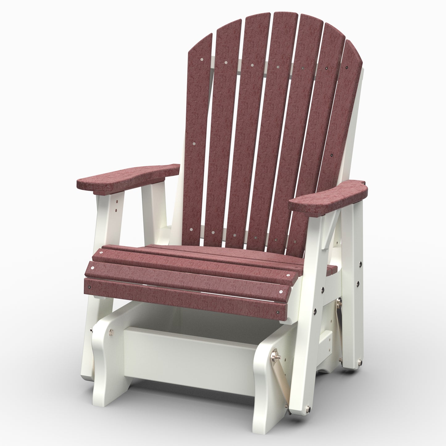 Wildridge Outdoor Recycled Plastic Heritage 2' Adirondack Glider (QUICK SHIP) - LEAD TIME TO SHIP 3 TO 4 BUSINESS DAYS