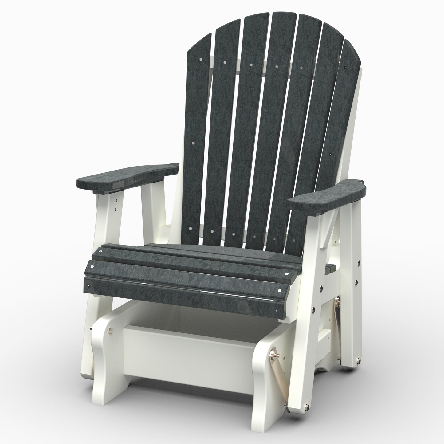 Wildridge Outdoor Recycled Plastic Heritage 2' Adirondack Glider (QUICK SHIP) - LEAD TIME TO SHIP 3 TO 4 BUSINESS DAYS