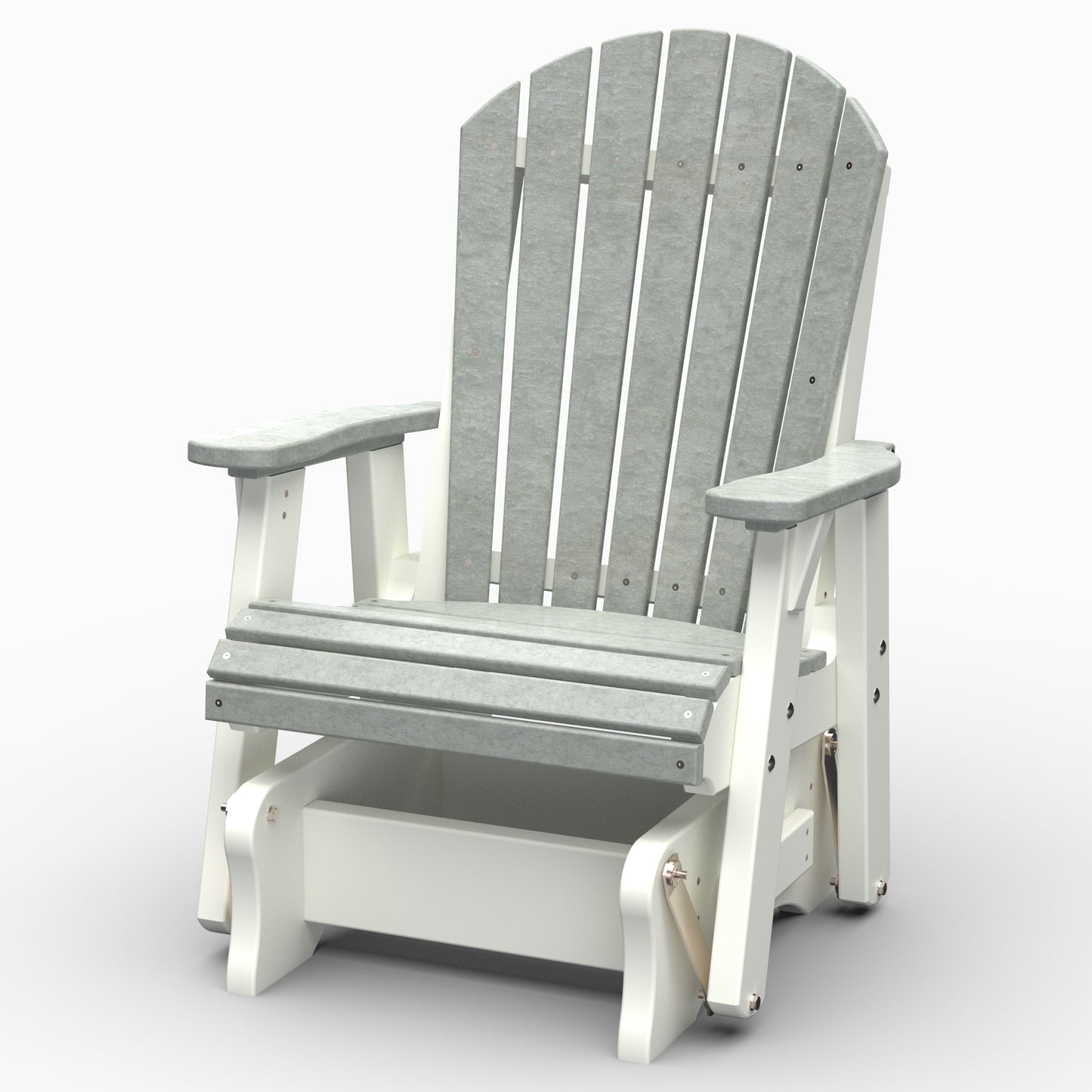 Wildridge Outdoor Recycled Plastic Heritage 2' Adirondack Glider (QUICK SHIP) - LEAD TIME TO SHIP 3 TO 4 BUSINESS DAYS