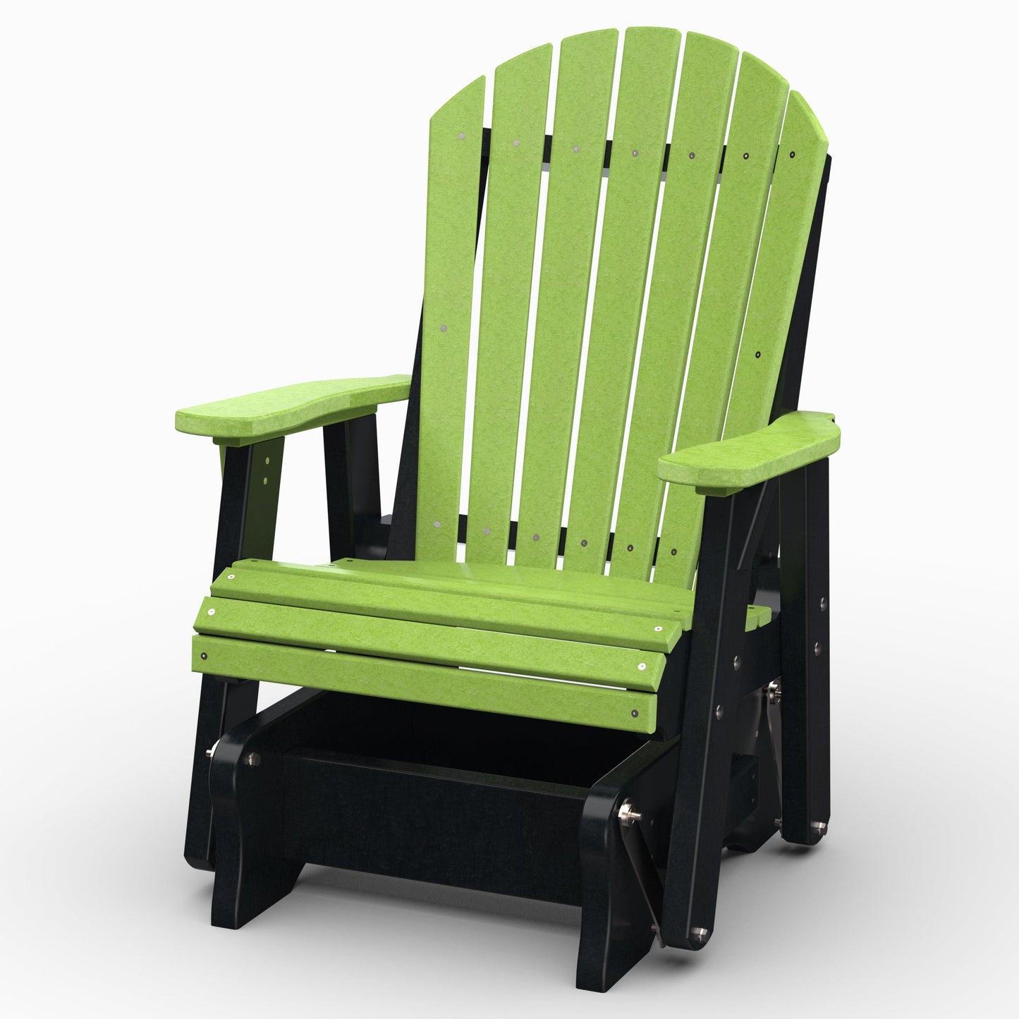 Wildridge Outdoor Recycled Plastic Heritage 2' Adirondack Glider (QUICK SHIP) - LEAD TIME TO SHIP 3 TO 4 BUSINESS DAYS