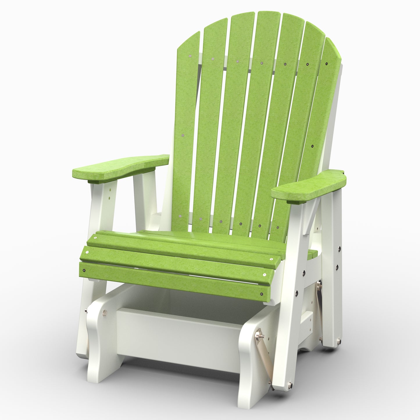 Wildridge Outdoor Recycled Plastic Heritage 2' Adirondack Glider (QUICK SHIP) - LEAD TIME TO SHIP 3 TO 4 BUSINESS DAYS