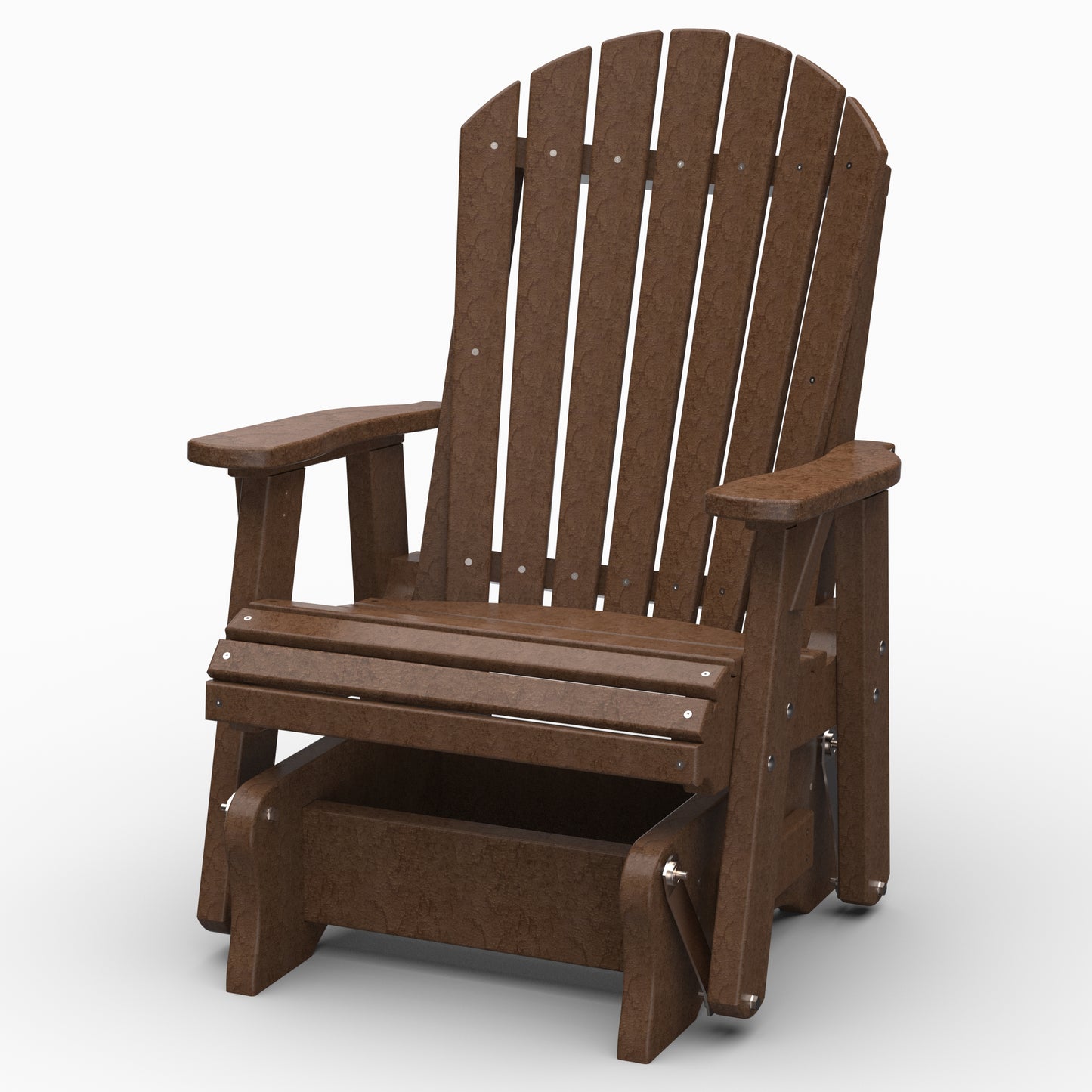 Wildridge Outdoor Recycled Plastic Heritage 2' Adirondack Glider (QUICK SHIP) - LEAD TIME TO SHIP 3 TO 4 BUSINESS DAYS