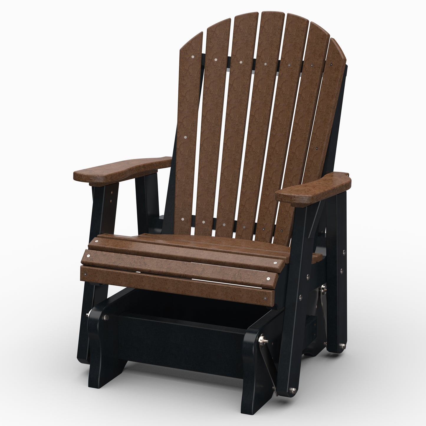 Wildridge Outdoor Recycled Plastic Heritage 2' Adirondack Glider (QUICK SHIP) - LEAD TIME TO SHIP 3 TO 4 BUSINESS DAYS