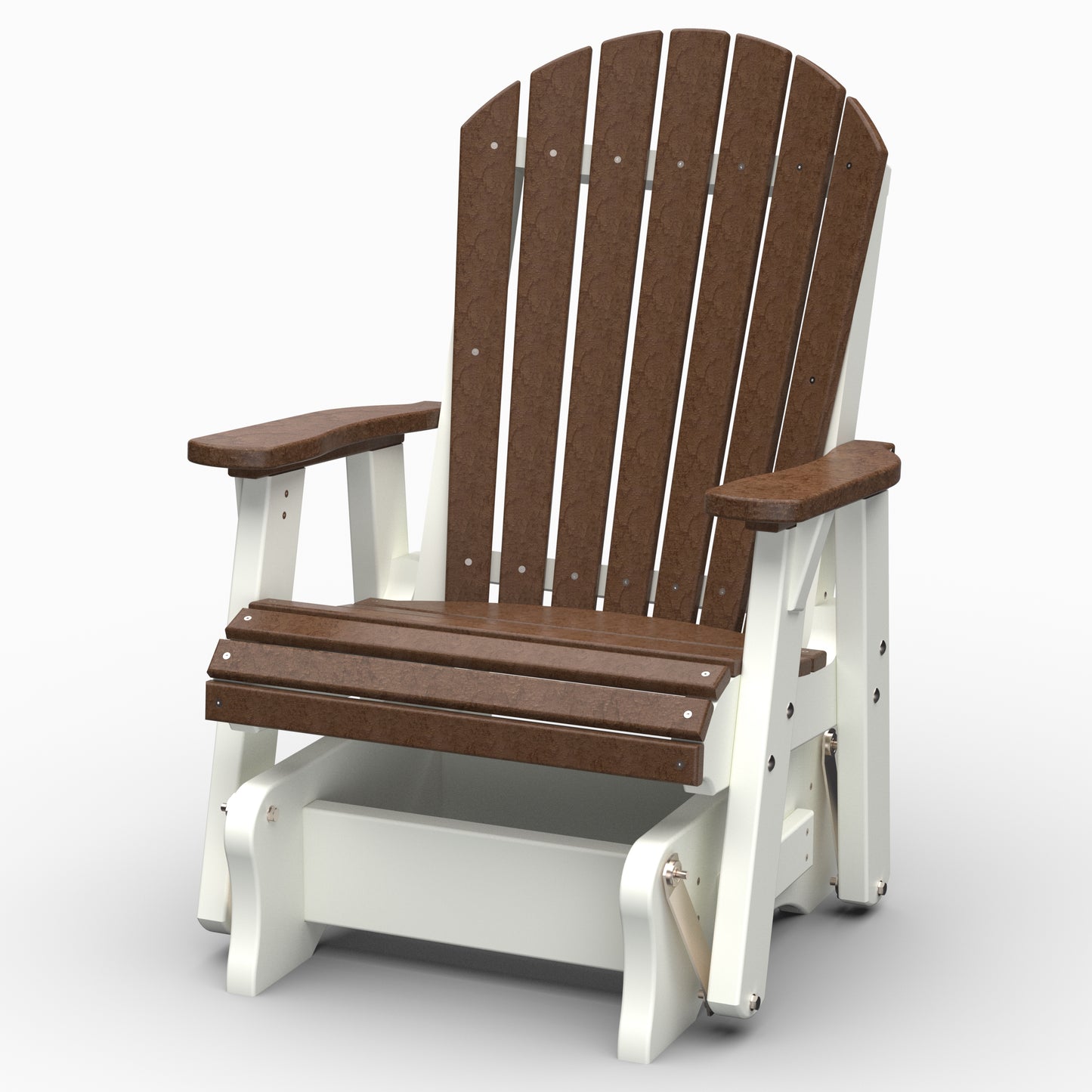 Wildridge Outdoor Recycled Plastic Heritage 2' Adirondack Glider (QUICK SHIP) - LEAD TIME TO SHIP 3 TO 4 BUSINESS DAYS