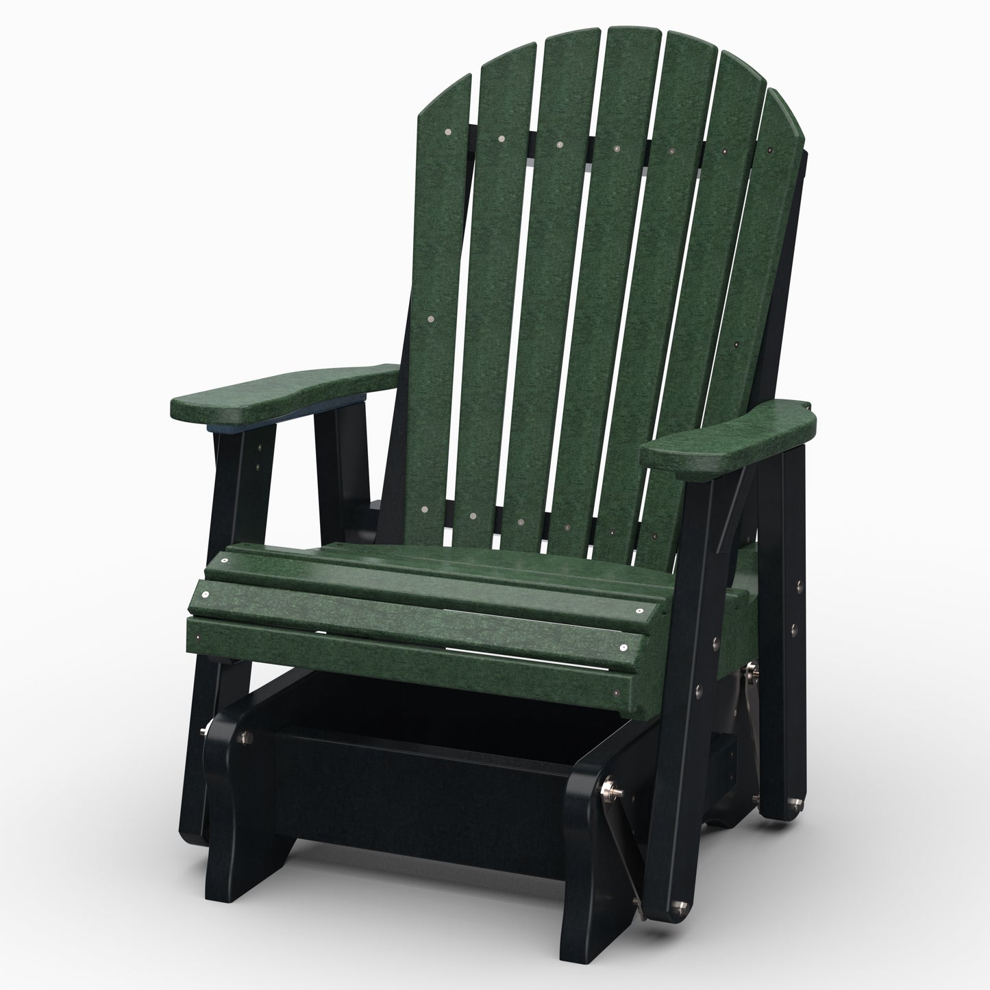 Wildridge Outdoor Recycled Plastic Heritage 2' Adirondack Glider (QUICK SHIP) - LEAD TIME TO SHIP 3 TO 4 BUSINESS DAYS