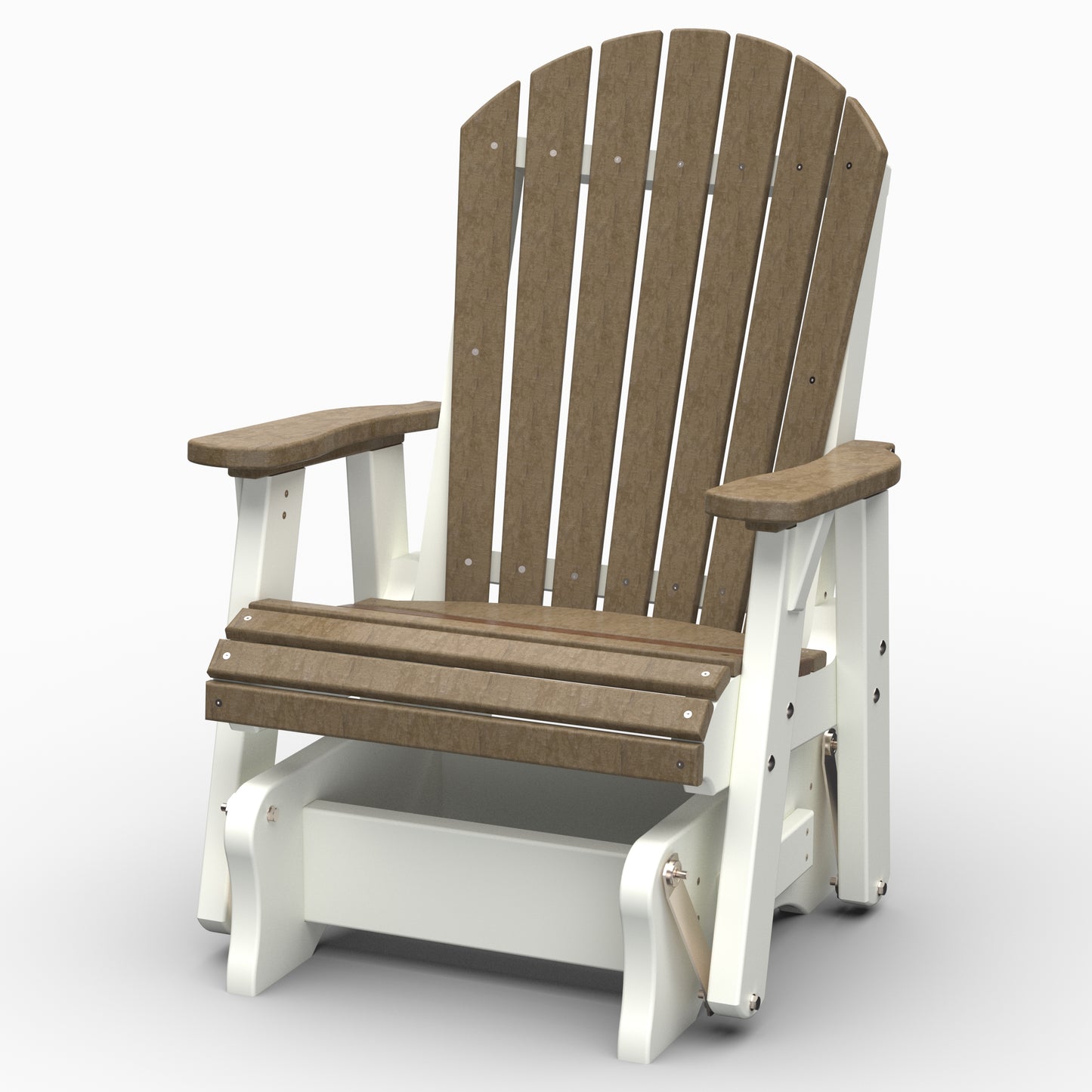 Wildridge Outdoor Recycled Plastic Heritage 2' Adirondack Glider (QUICK SHIP) - LEAD TIME TO SHIP 3 TO 4 BUSINESS DAYS