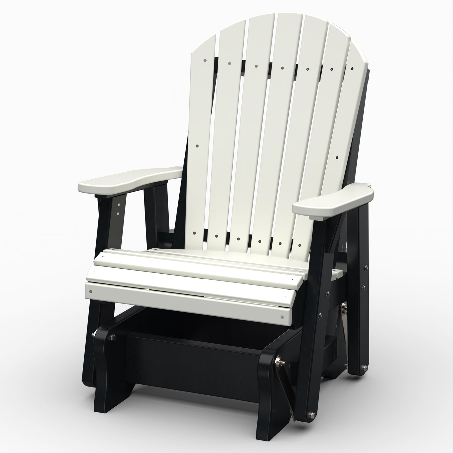 Wildridge Outdoor Recycled Plastic Heritage 2' Adirondack Glider (QUICK SHIP) - LEAD TIME TO SHIP 3 TO 4 BUSINESS DAYS