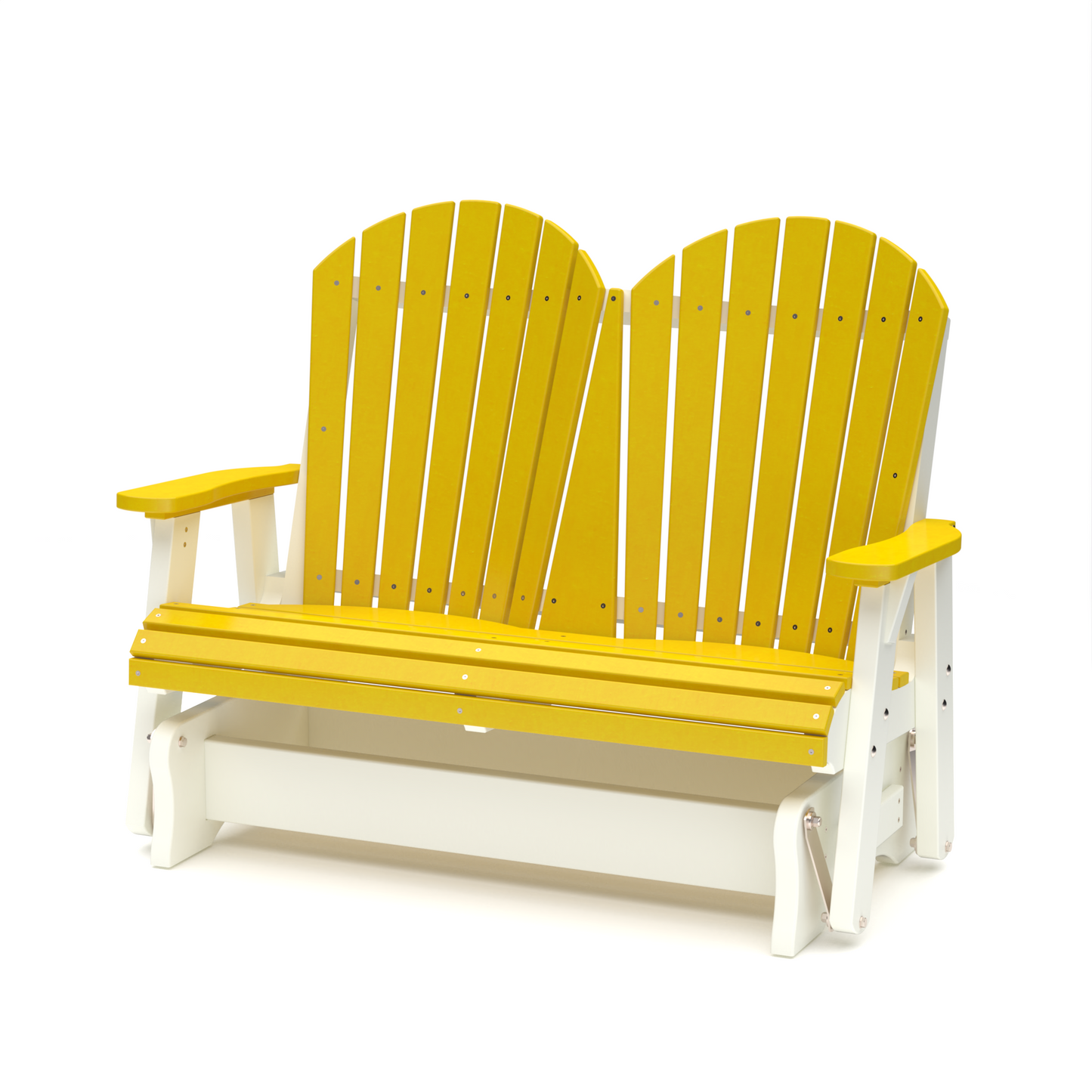 Wildridge Outdoor Recycled Plastic Heritage 4.6'Adirondack Glider (QUICK SHIP) - LEAD TIME TO SHIP 3 TO 4 BUSINESS DAYS