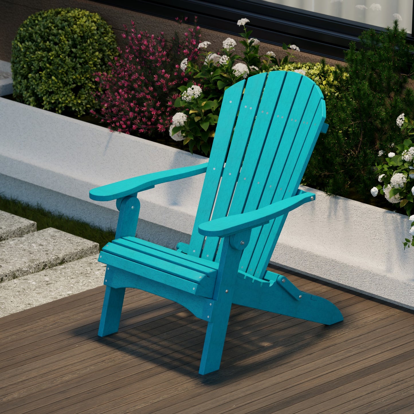 Wildridge Heritage Folding Adirondack Chair (QUICK SHIP) - LEAD TIME TO SHIP 5 BUSINESS DAYS OR LESS