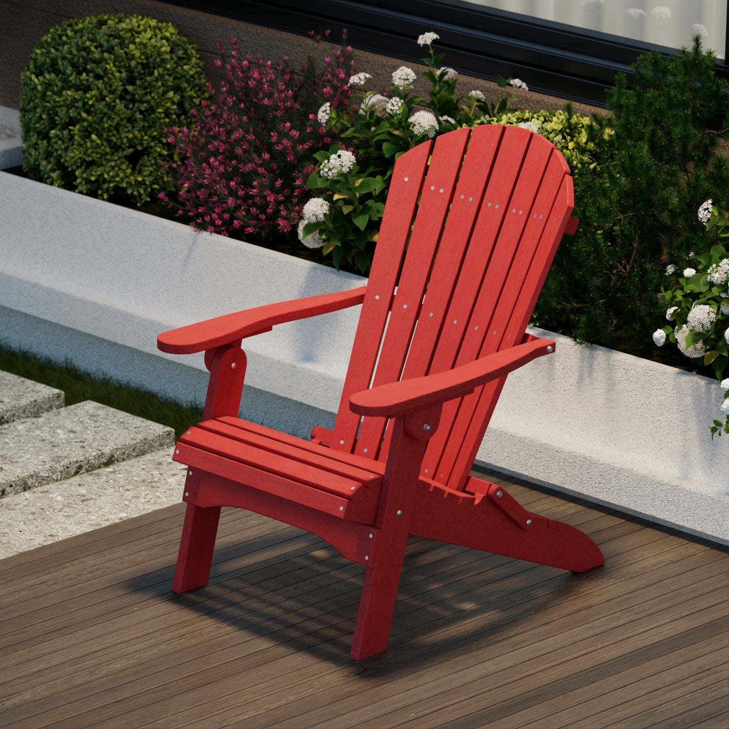 Wildridge Heritage Folding Adirondack Chair (QUICK SHIP) - LEAD TIME TO SHIP 5 BUSINESS DAYS OR LESS