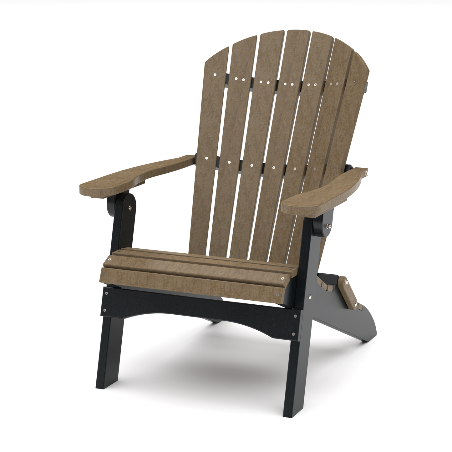 Wildridge Heritage Recycled Plastic Folding Adirondack Chair (QUICK SHIP) - LEAD TIME TO SHIP 3 TO 4 BUSINESS DAYS
