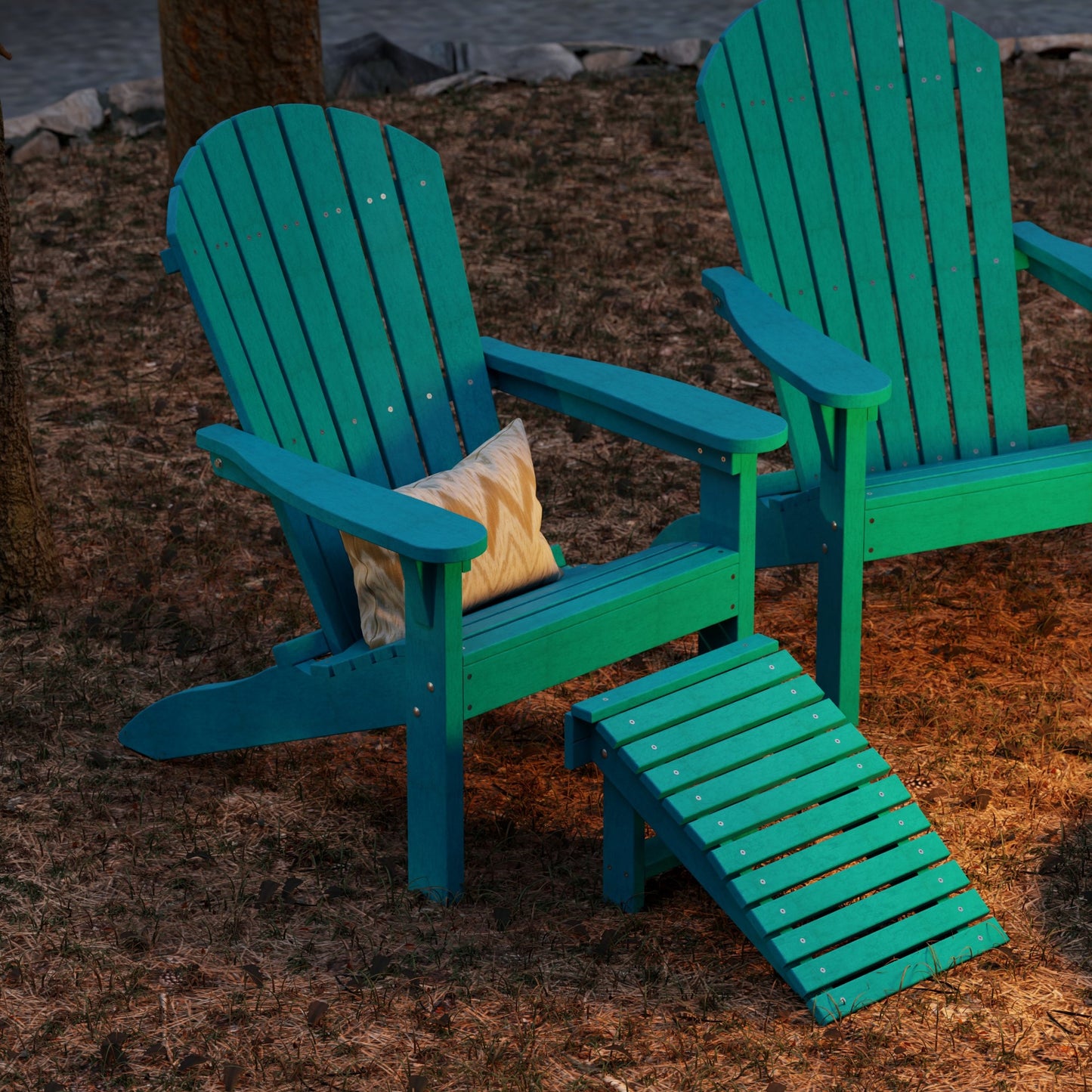 Wildridge Heritage Sunset Adirondack Chair (QUICK SHIP) - LEAD TIME TO SHIP 5 BUSINESS DAYS OR LESS