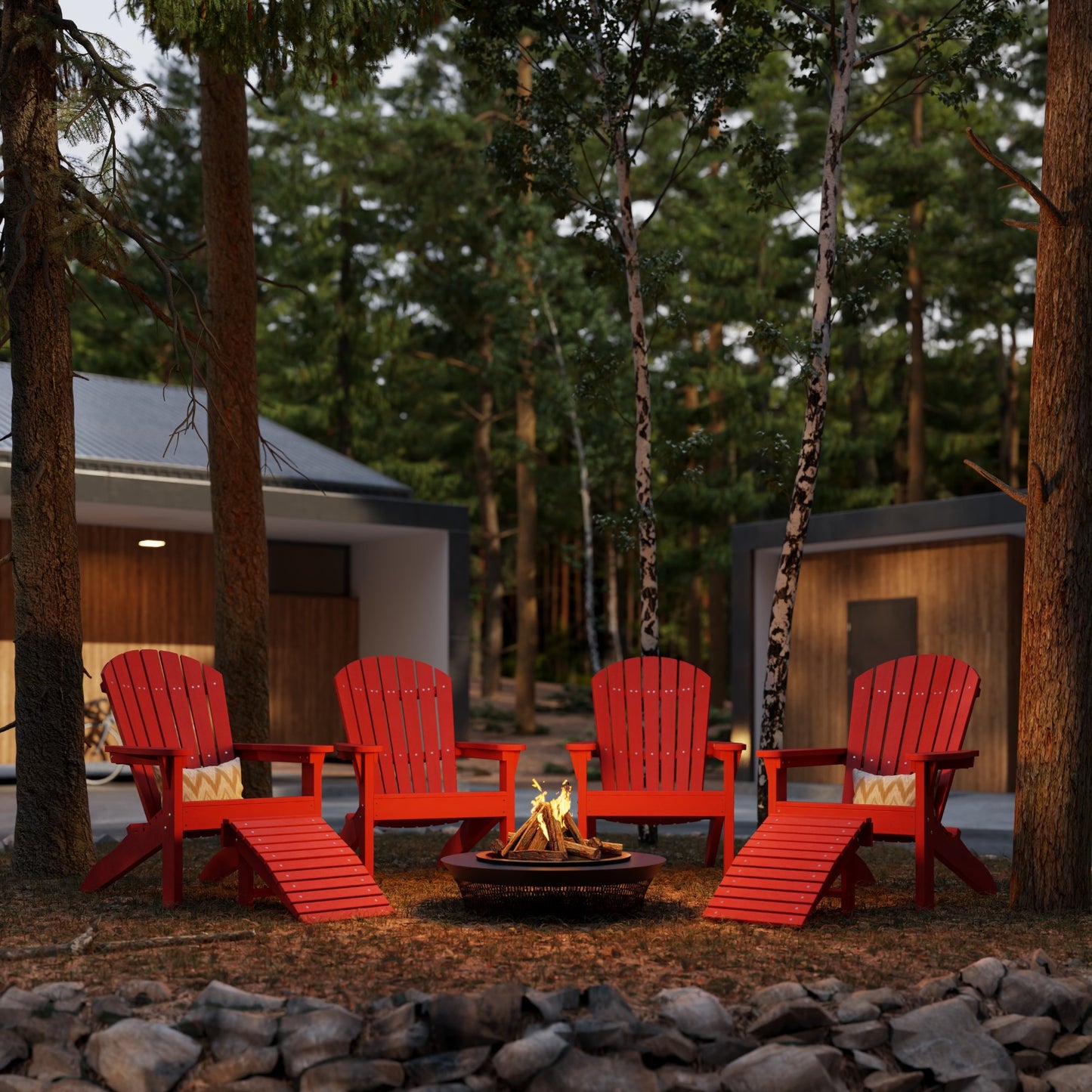 Wildridge Heritage Sunset Adirondack Chair (QUICK SHIP) - LEAD TIME TO SHIP 5 BUSINESS DAYS OR LESS