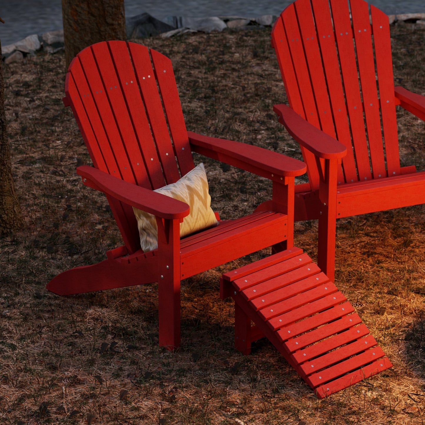 Wildridge Heritage Sunset Adirondack Chair (QUICK SHIP) - LEAD TIME TO SHIP 5 BUSINESS DAYS OR LESS